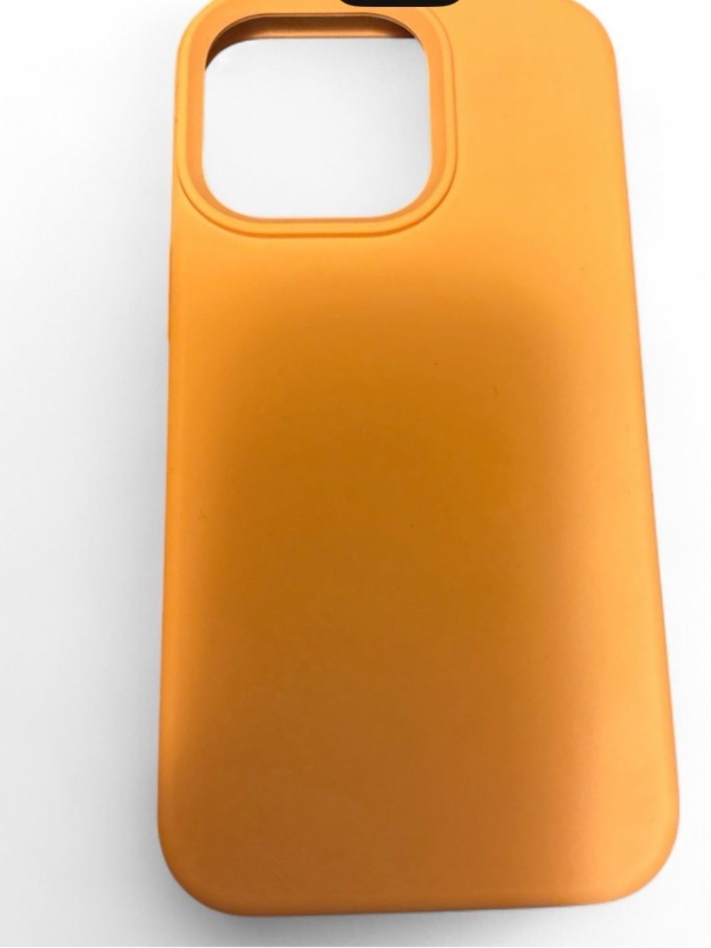 Orange Silicone iPhone 13 Pro Case - Unbranded